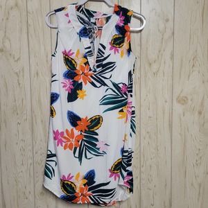 OLD NAVY Floral Tropical Sleeveless Mini Dress S
